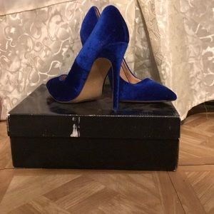 Blue heels